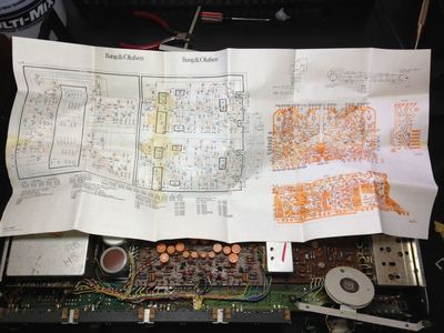 In the bottom of the chassis is a little manila envelope with a schematic in it.