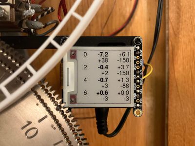 The Autoregulator’s electronics mounted inside the Ericsson master clock case.