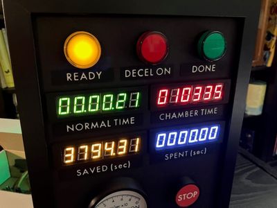 Chamber unit showing wildly inaccurate numbers.