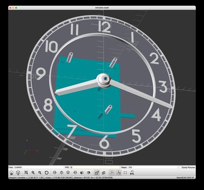 Screenshot of OpenSCAD model.
